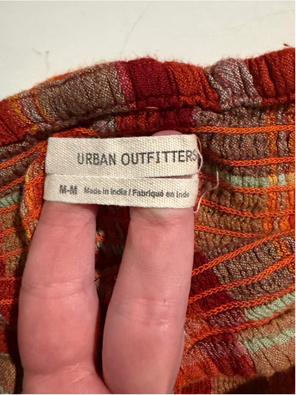 Women's Urban Outfitters Plaid Maxi Dress, Size M, Red and Orange
426 - Picture 4 of 10